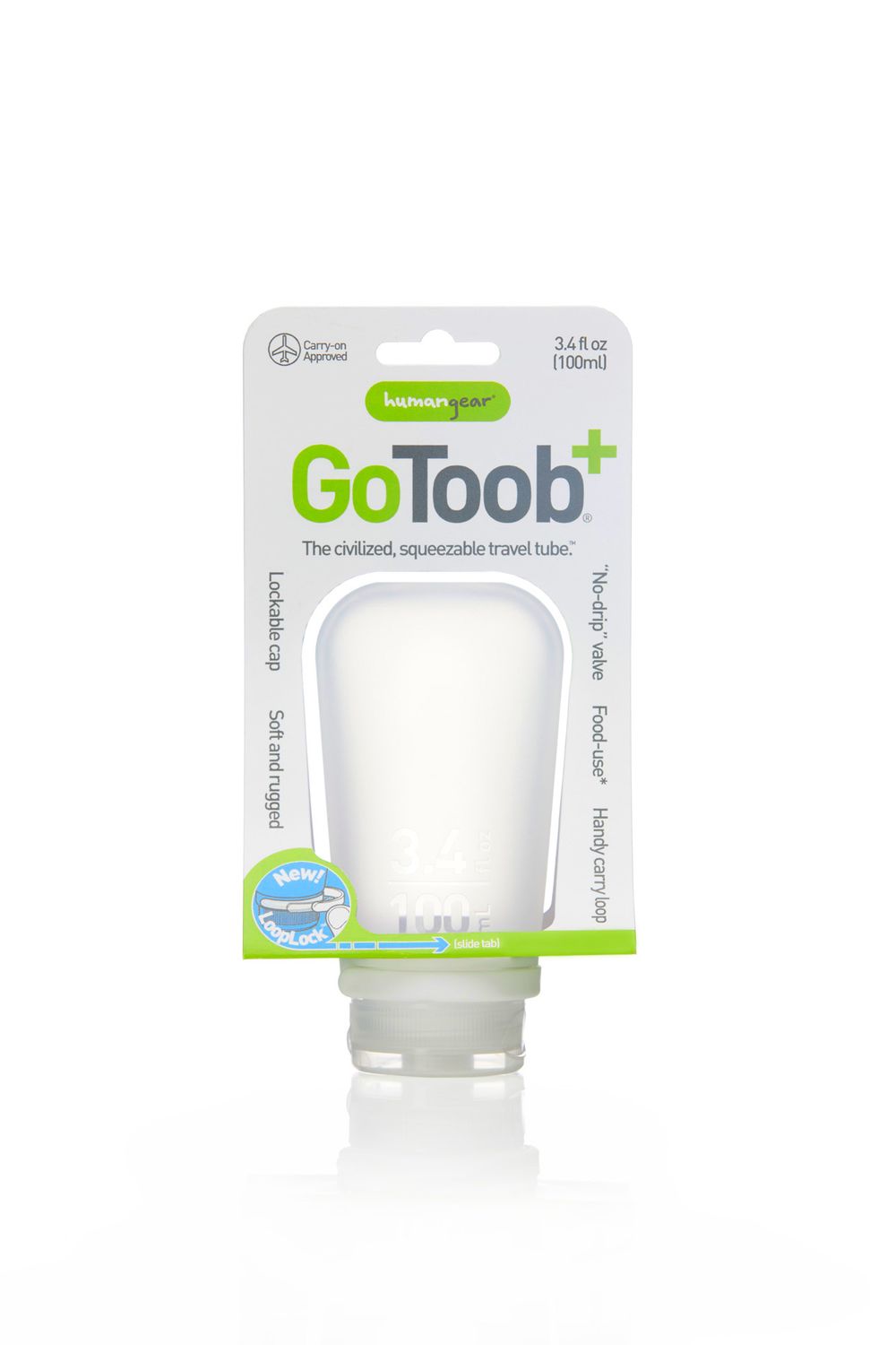 GOTOOB, 100mL 3.4 fl.oz. LARGE, Color: HG3107 CLEAR