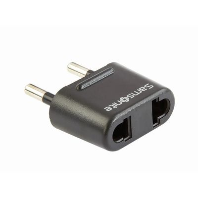 ADAPTOR PLUG EUROPE (144402-1073) BLACK/RED