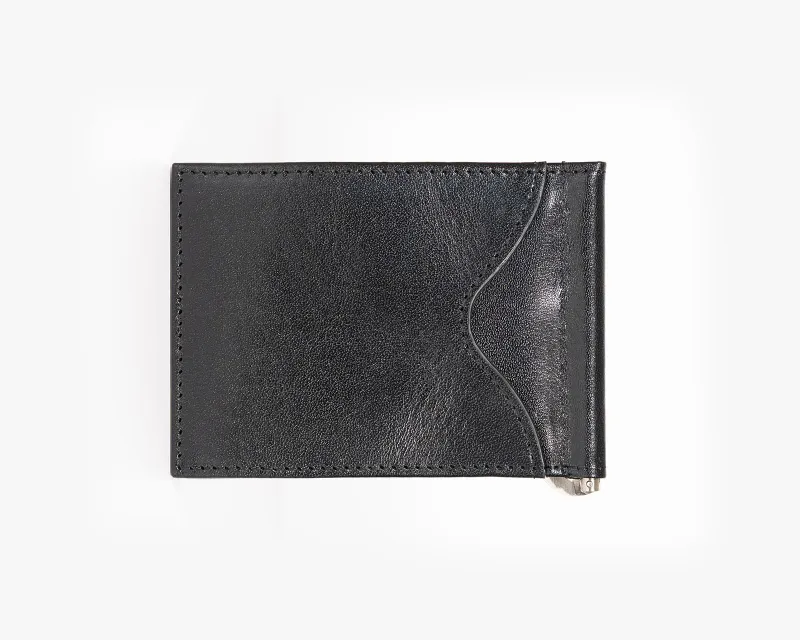 RFID MONEY CLIP WALLET (1121) BLACK