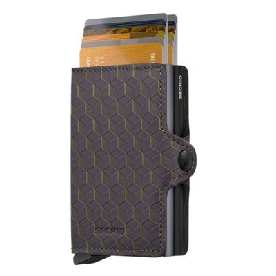 TWINWALLET OPTICAL GREY-YELLOW