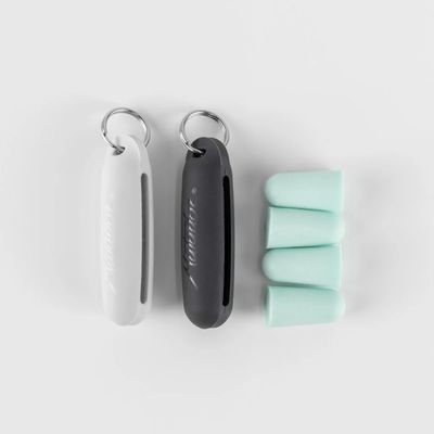 TRAVEL EARPLUGS KIT (MATEP22001BW) BLACK/WHITE