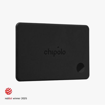 CHIPOLO CARD TRACKER FOR APPLE &amp; ANDROID (RRF.01) CHARCOAL