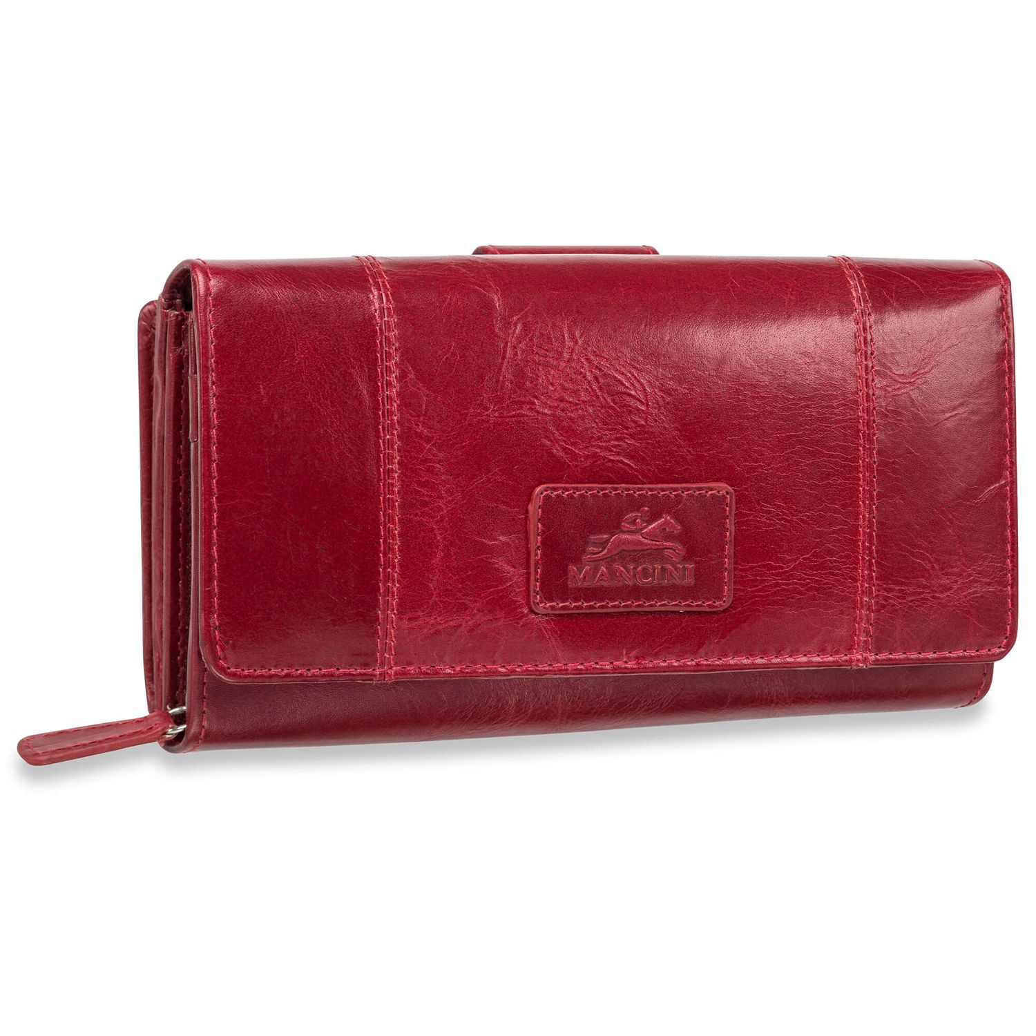 CASABLANCA LADIES RFID CLUTCH WALLET (8700300), Color: RED