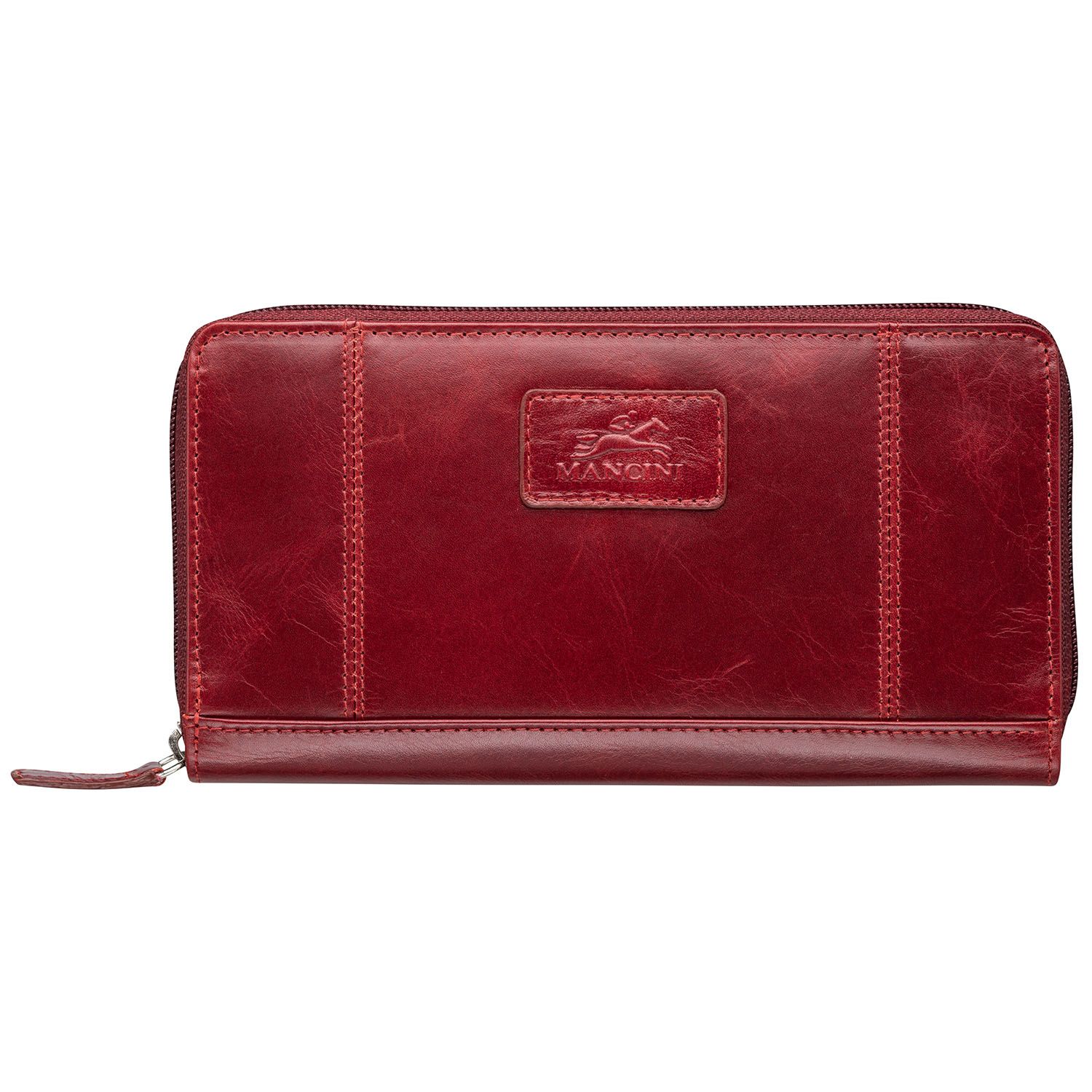 CASABLANCA LADIES RFID CLUTCH WALLET (8700372), Color: RED