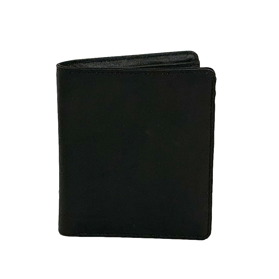 DERBY SHOWCARD LEATHER BIFOLD WALLET (DR-8204), Color: BLACK
