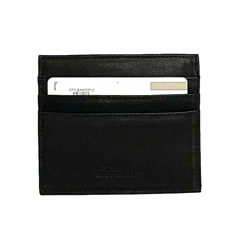 TWO SIDED LEATHER CARD HOLDER (FB-1923)