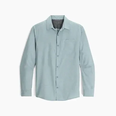 MEN'S AMP LITE II LONG SLEEVE (Y12600142-082) LT SLATE HTR