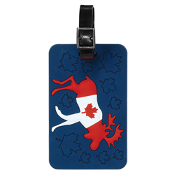 LUGGAGE TAG,MOOSE FLAG(51417)