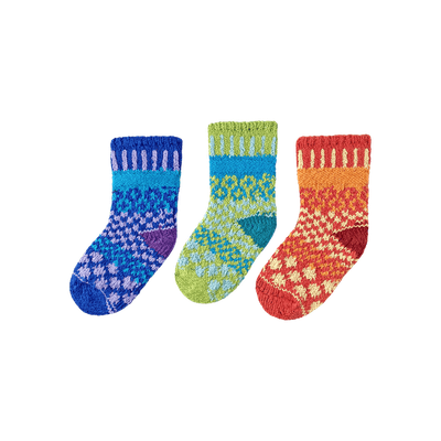 BABY SOCKS (2 PAIR+1 SPARE) PRISM