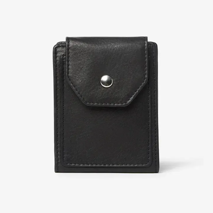 SNAP CARD CASE WALLET (1279) BLACK