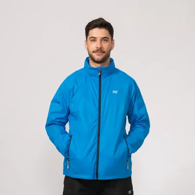 ORIGIN II PACKABLE UNISEX RAIN JACKET OCEAN BLUE