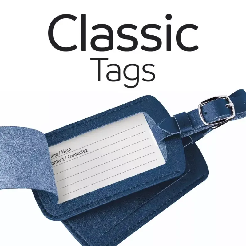CLASSIC LUGGAGE TAGS 2PK (160.301) BLUE