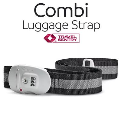TSA COMBI LUGGAGE STRAP (342.301) BLACK