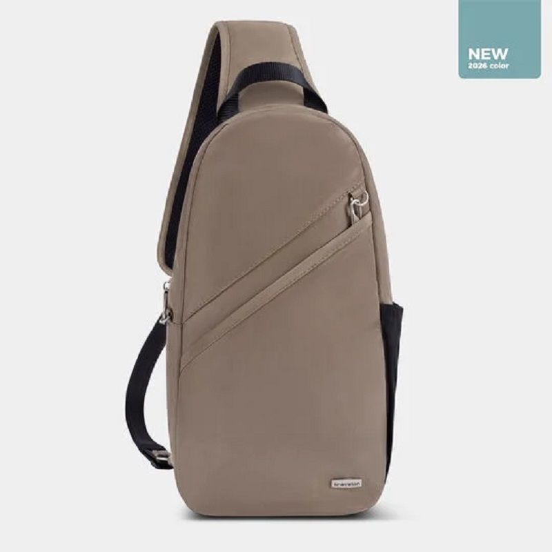 CLASSIC ANTI-THEFT SLING BAG (42887, Color: 735) HAZELNUT