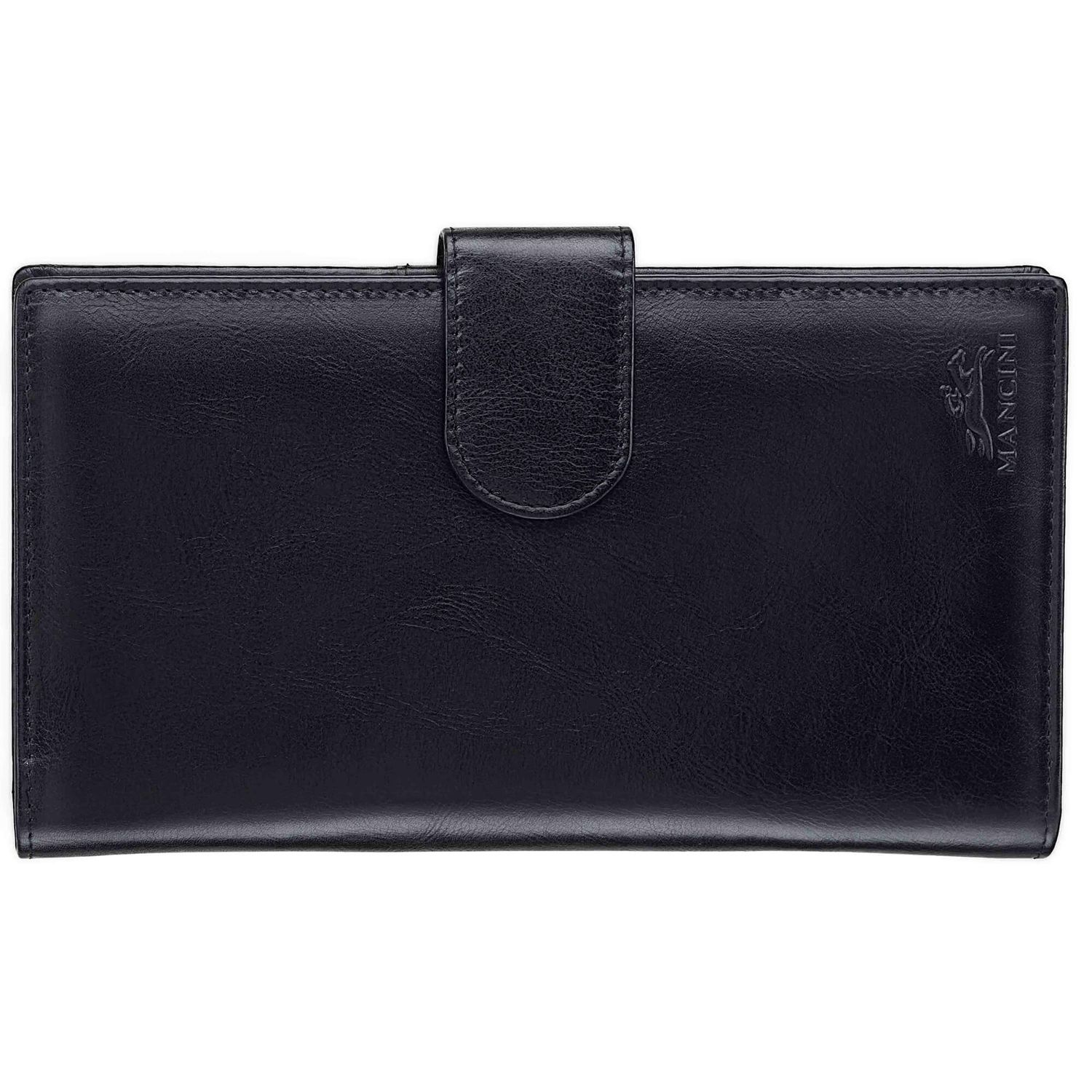 CASABLANCA LEATHER TRAVEL WALLET (8700169), Color: BLACK
