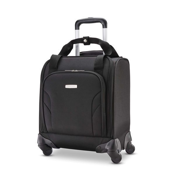 UNDERSEATER SPINNER WITH USB PORT (112934), Color: BLACK