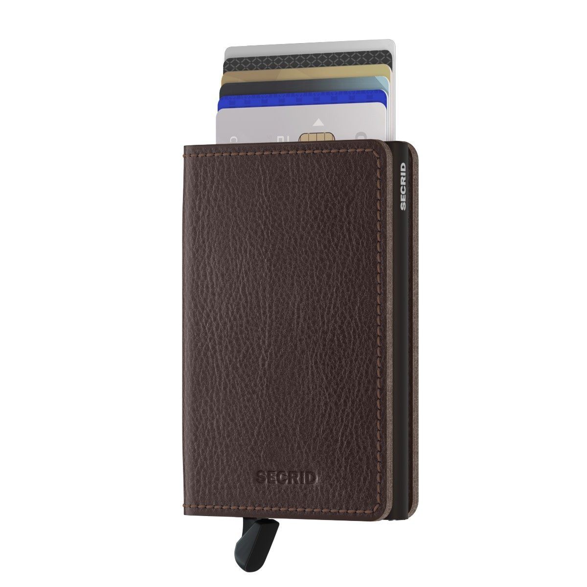 SLIMWALLET VEGETABLE TANNED, Color: ESPRESSO-BROWN