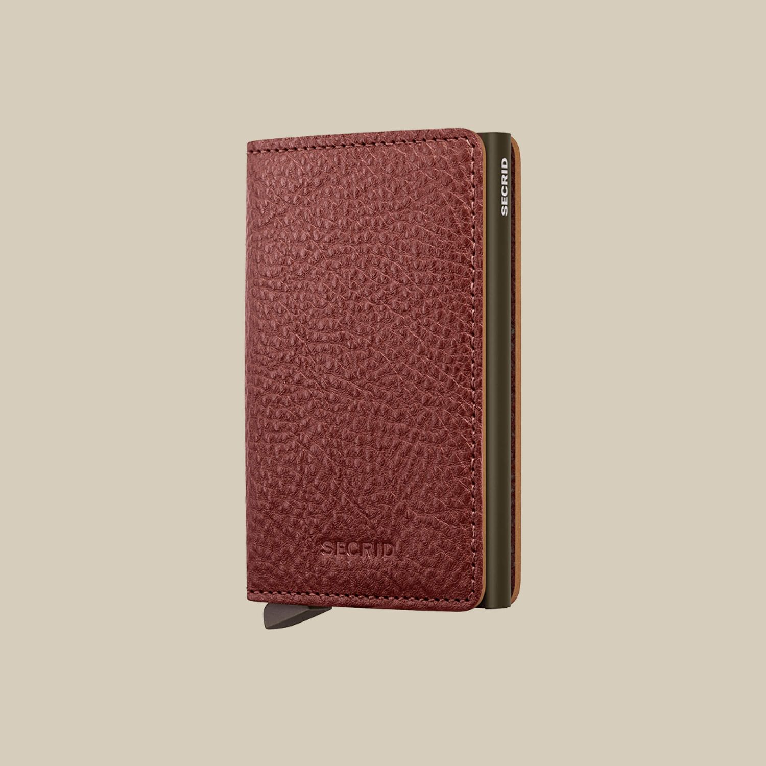 SLIMWALLET VEGETABLE TANNED, Color: TUSCAN