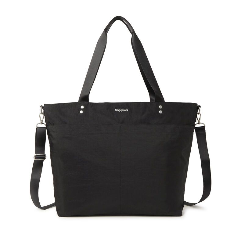 LARGE CARRYALL TOTE (LCA694), Color: BLACK