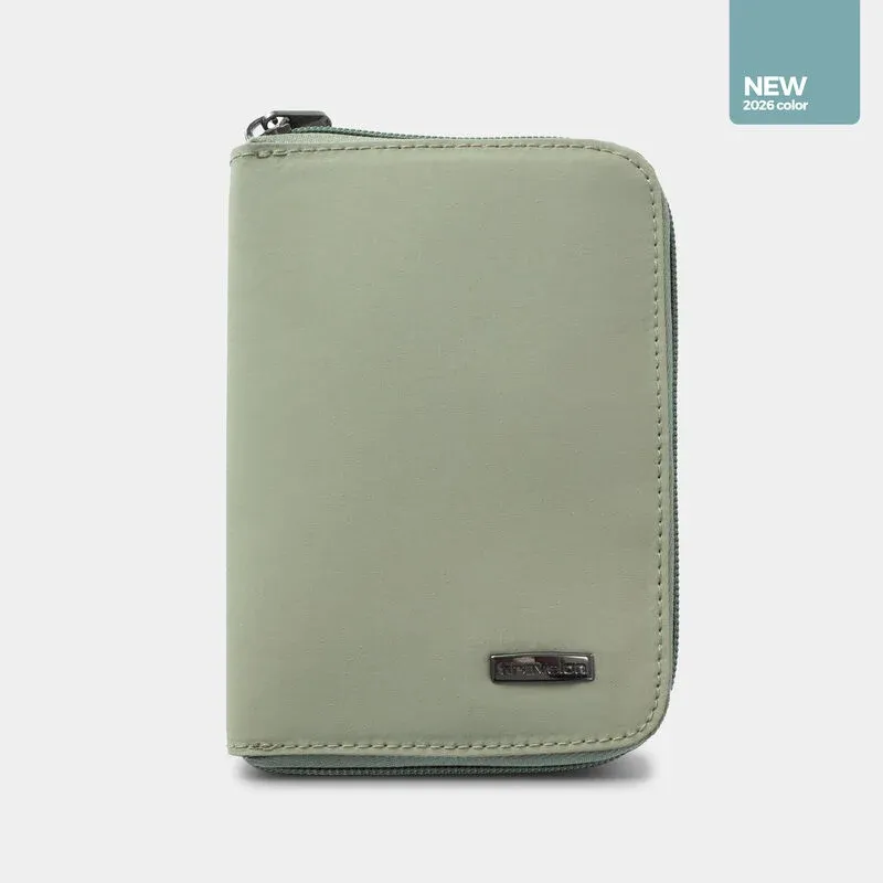 RFID BLOCKING PASSPORT ZIP WALLET (43401