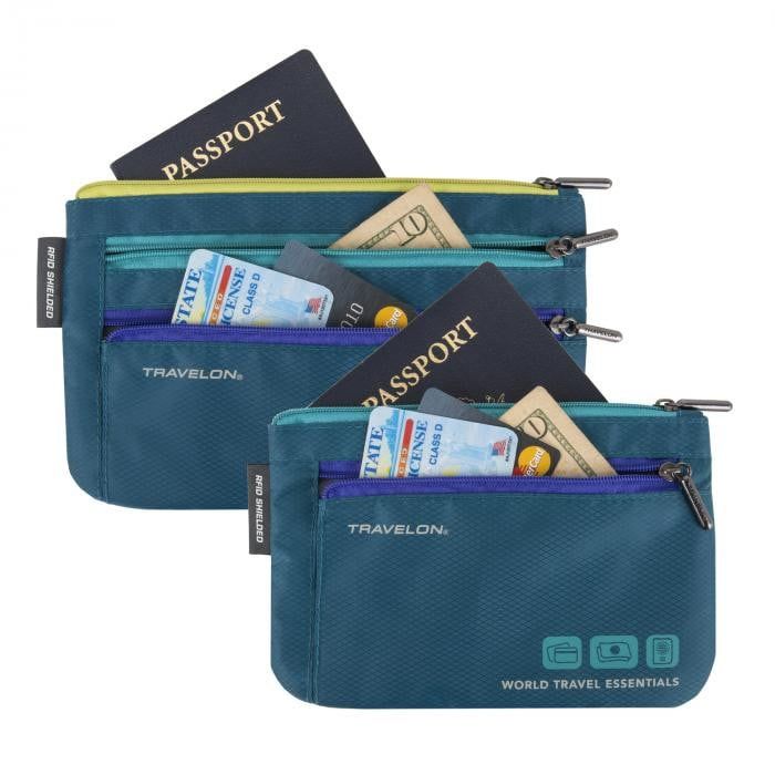 SET OF 2 CURRENCY &amp; PASSPORT ORGANIZERS (43370