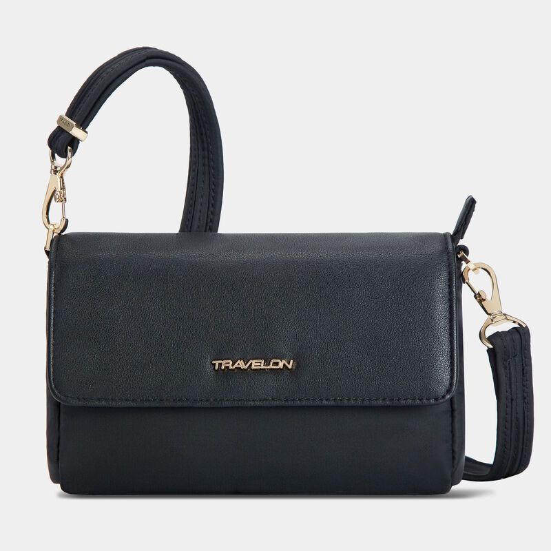 ANTI-THEFT ADDISON CONVERTIBLE BELT BAG (43556, Color: 500) BLACK