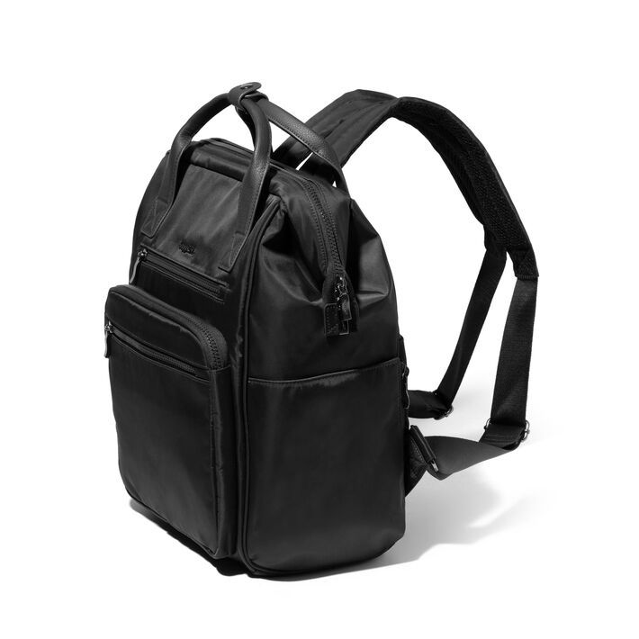 CHELSEA LAPTOP BACKPACK (SOM868), Color: BLACK TWILL