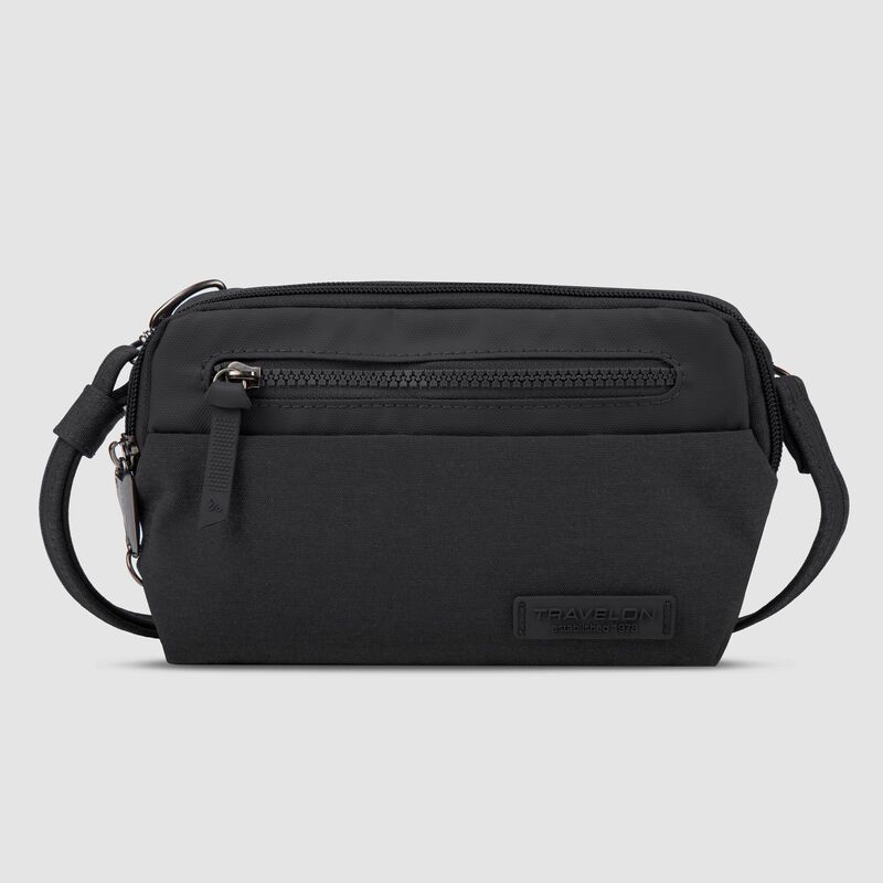METRO ANTI-THEFT CONVERTIBLE SMALL CROSSBODY (43416), Color: 500 BLACK