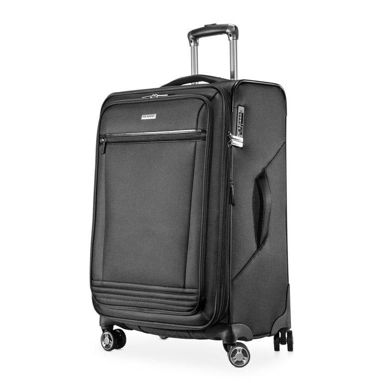 AVALON SOFTSIDE 24" MEDIUM SPINNER, Color: BLACK