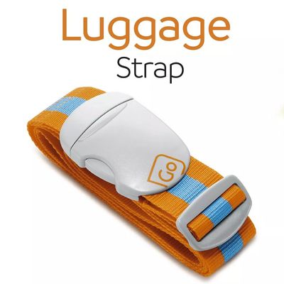 BRIGHT LUGGAGE STRAP (889.101) BLUE/ORANGE