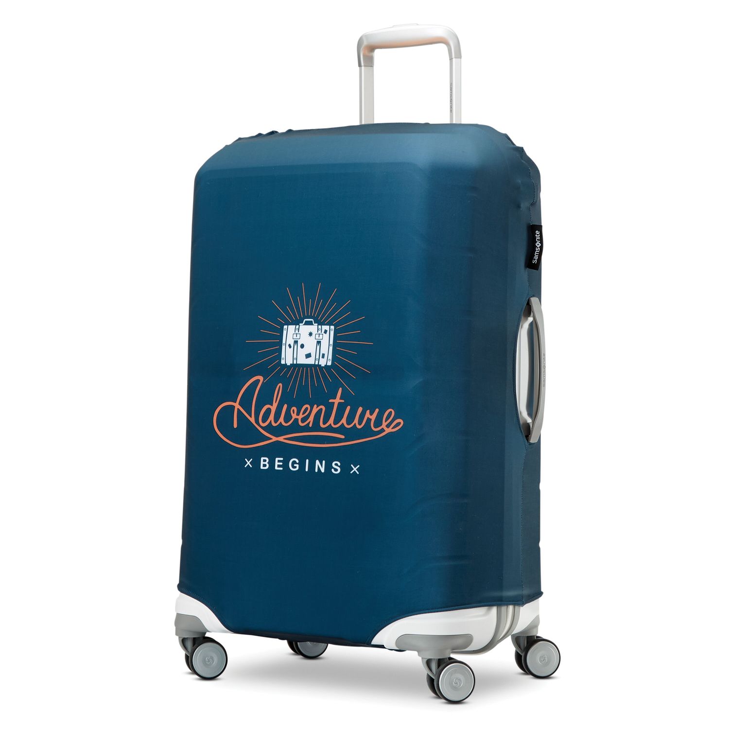 PRINT LUGGAGE COVER X LARGE (91247), Color: 9909 ADVENTURE BEGINS