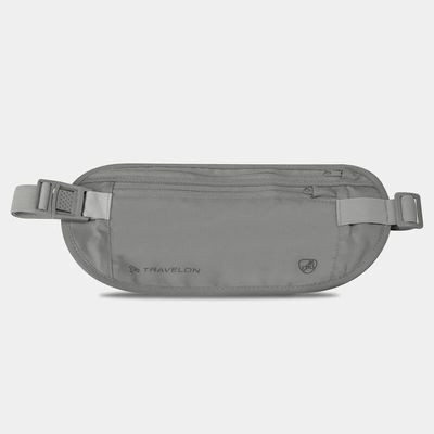 RFID BLOCKING UNDERGARMENT WAIST POUCH (12997-510) GRAY