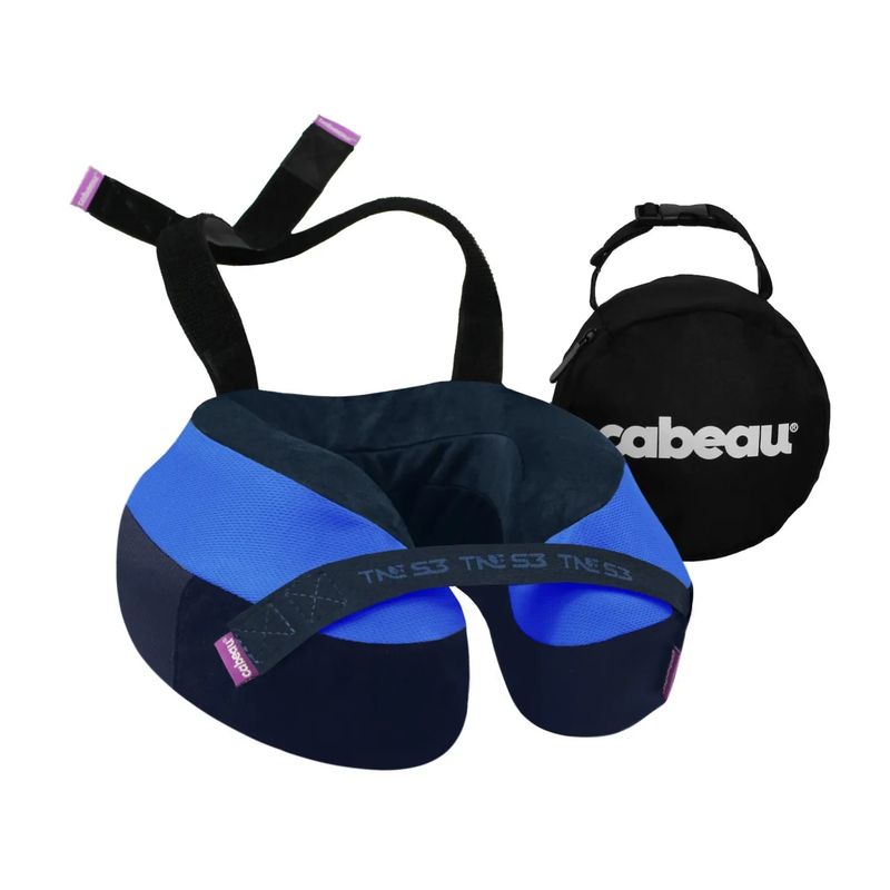 SYDNEY S3 TRAVEL PILLOW BLUE NAVY (TNEP3242)