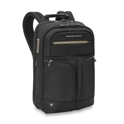 HTA RECYCLED SLIM EXPANDABLE BACKPACK (AK123X-4) BLACK
