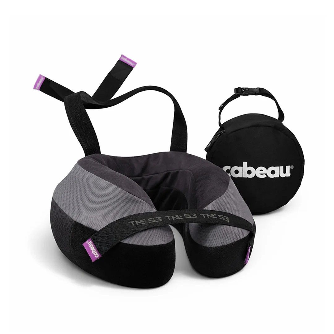 BERLIN S3 TRAVEL PILLOW BLACK GRAY  (TNEP3426)