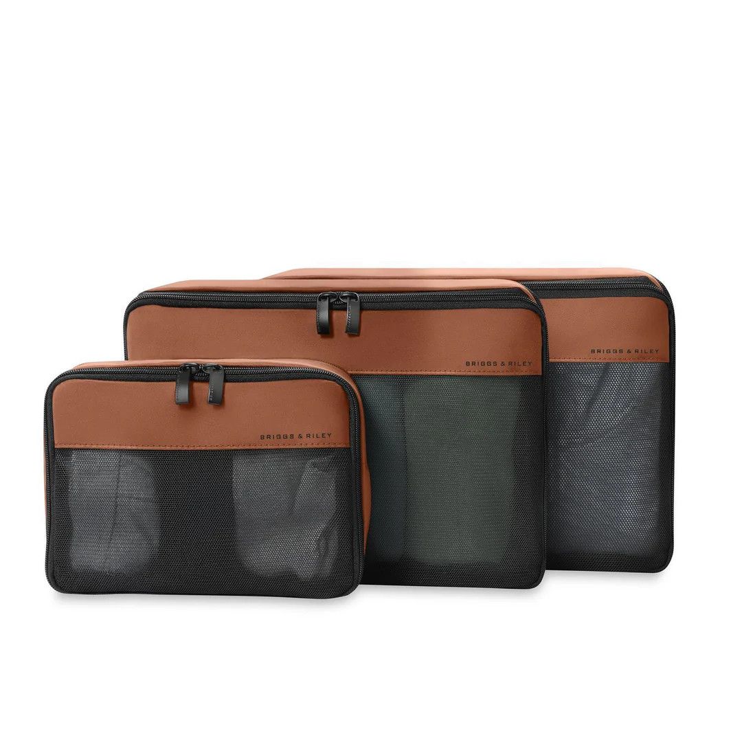 CARRY-ON EXPANDABLE COMPRESSION PACKING CUBE SET, Color: (X111-75) CANYON