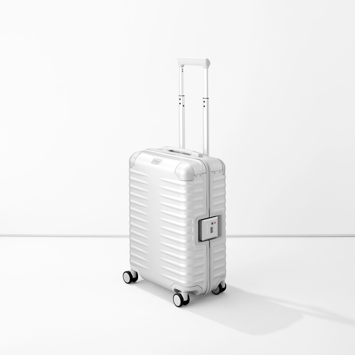 ETERNITY ALUMINUM 4-WHEEL TROLLEY CARRY-ON S23 (399994756) SILVER