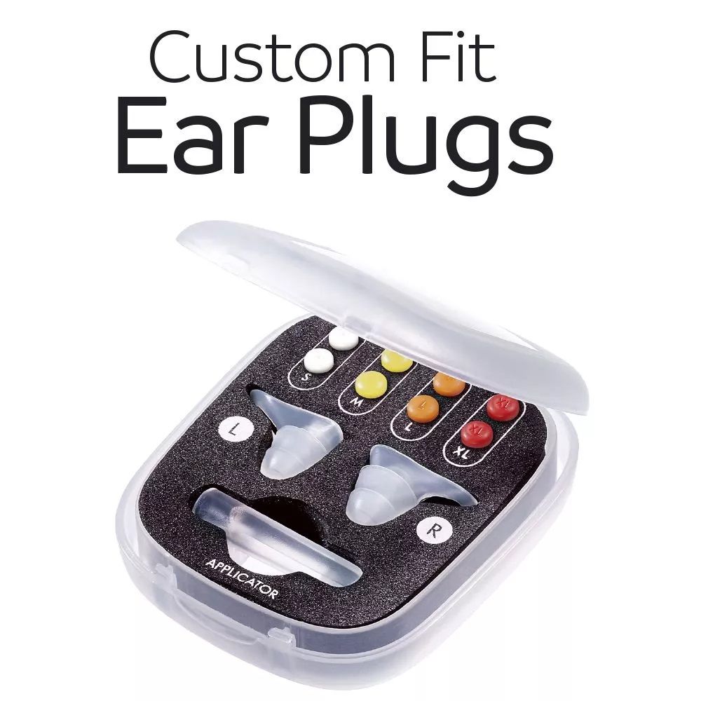 CUSTOM FIT SILCONE EAR PLUGS (430.301) CLEAR