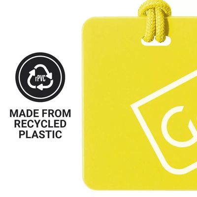 LUGGAGE TAG TWIN PACK (152.205) YELLOW/GREEN