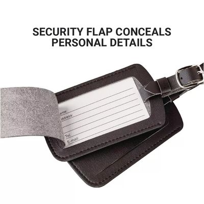 CLASSIC LUGGAGE TAGS 2PK (160.102) BLACK