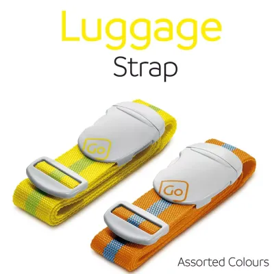 LUGGAGE STRAP (177.301) ASSTD ORANGE/BLUE OR YELLOW/GREEN