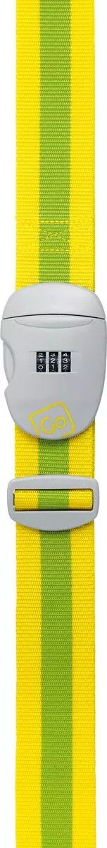 COMBI LUGGAGE STRAP (491.102) YELLOW/GREEN