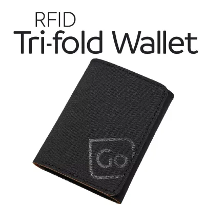 RFID TRI-FOLD WALLET (684.301) BLACK