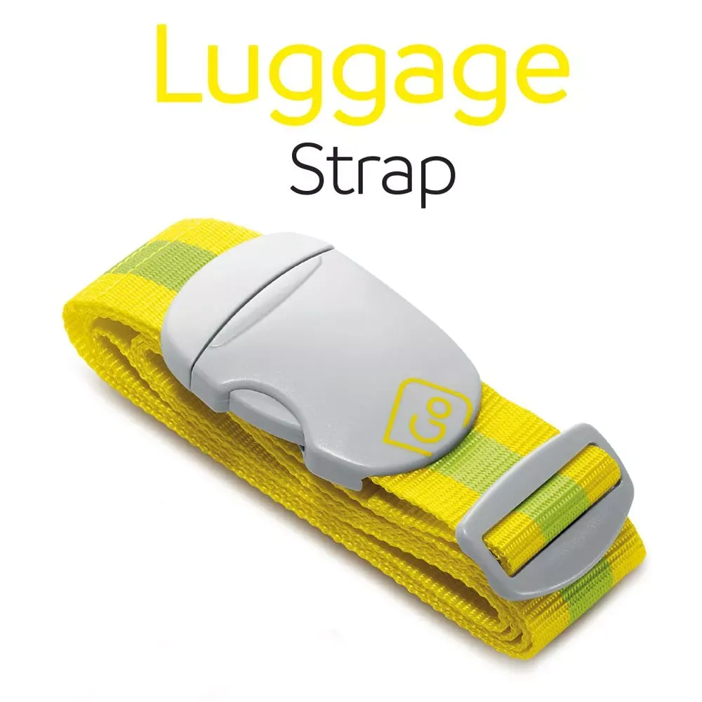BRIGHT LUGGAGE STRAP (889.202) YELLOW/ GREEN
