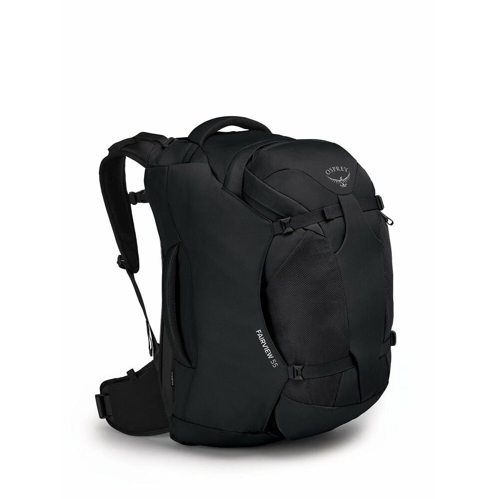 FAIRVIEW® 55L TRAVEL PACK BLACK (10007415) W/ DETACHABLE DAYPACK