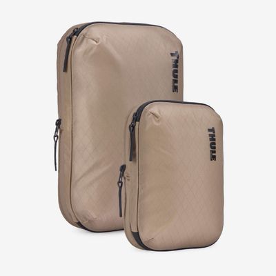 COMPRESSION PACKING CUBE S/M SET, GENTLE BEIGE (3205564)
