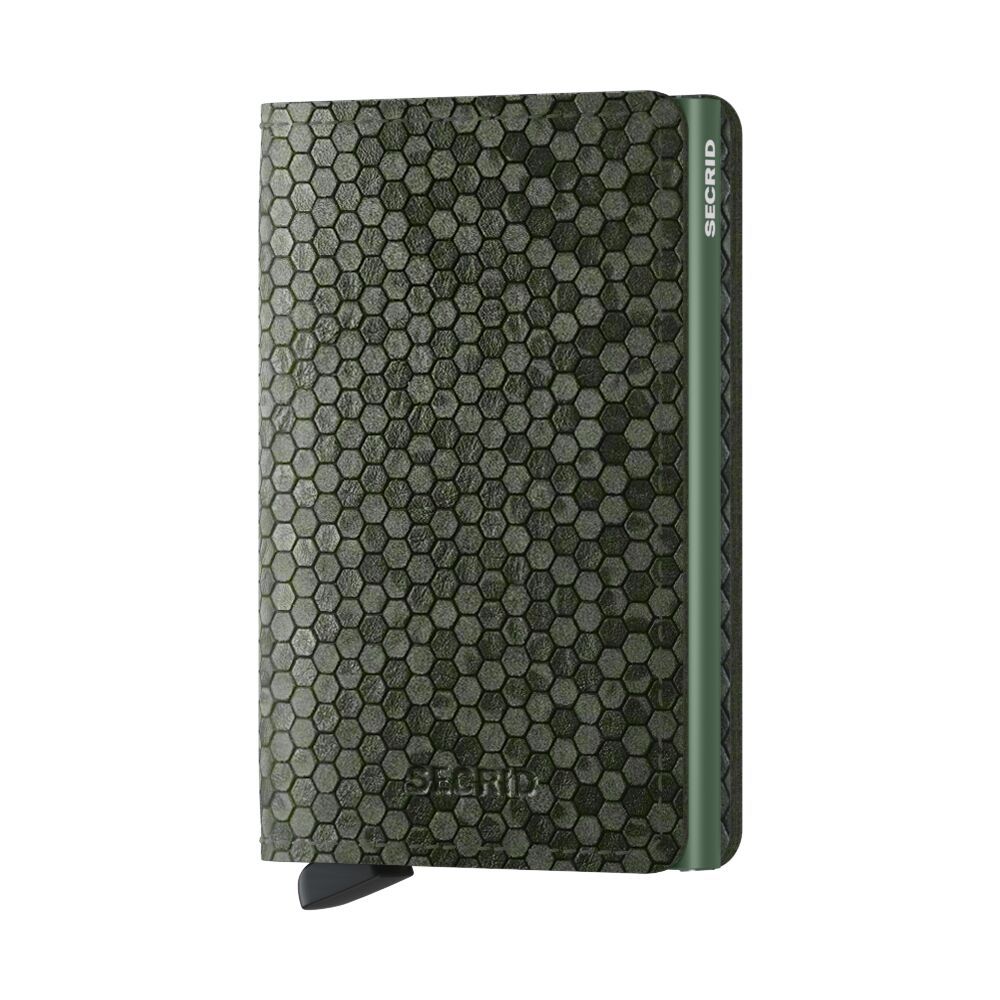 SLIMWALLET HEXAGON, Color: GREEN