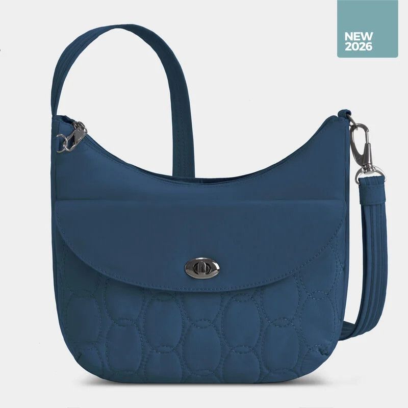RUNWAYS ANTI-THEFT MEDIUM CROSSBODY, OCEAN (43715-332)