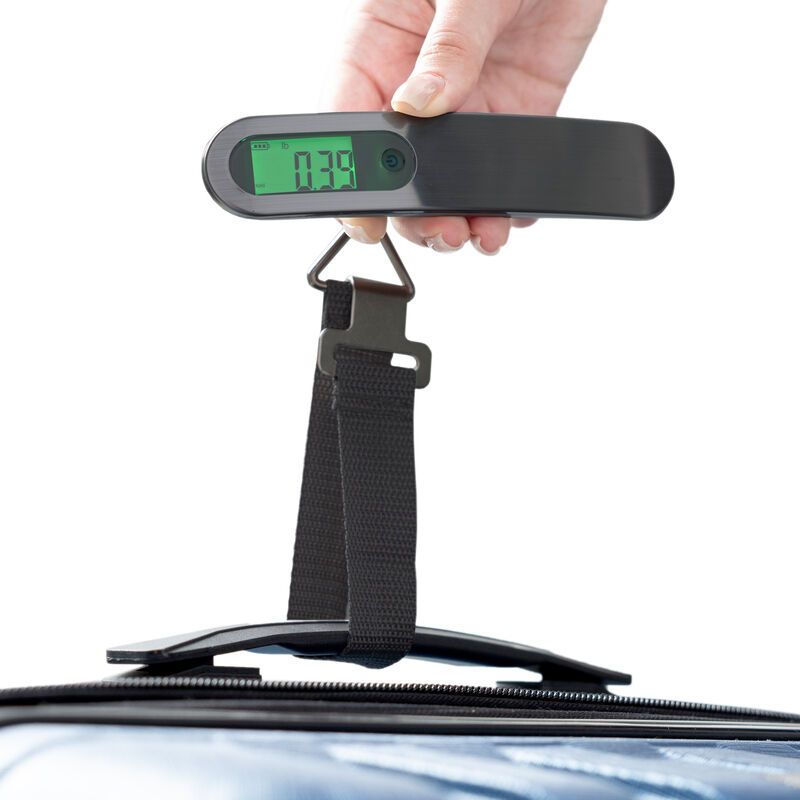 TRANSIT RECHARGEABLE LUGGAGE SCALE (13690-500) BLACK