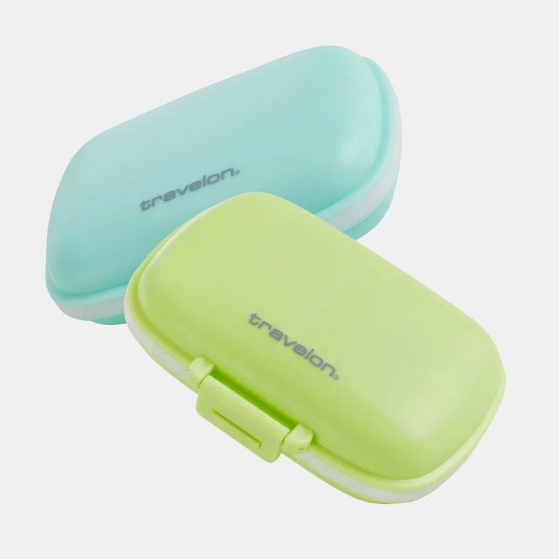 WORLD TRAVEL ESSENTIALS SET OF 2 PILL BOXES/ORGANIZERS (13720-080) COOL COMBO
